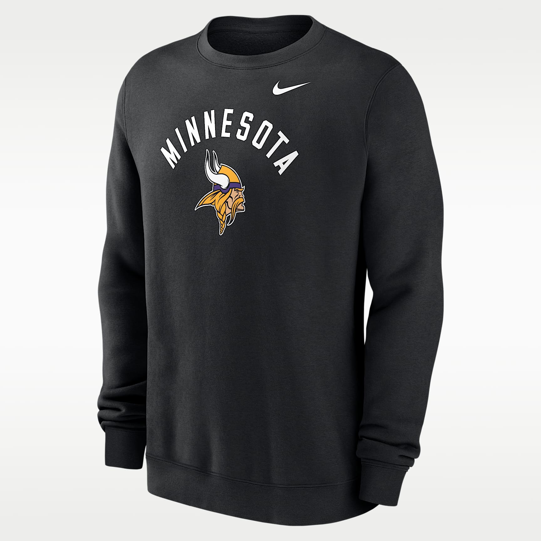 Minnesota Vikings Club Men's Nike NFL Pullover Crew. Nike.com